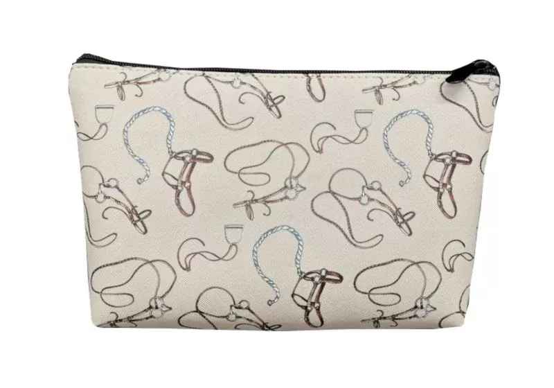 Lila Equestrian Gear Cosmetic Pouch