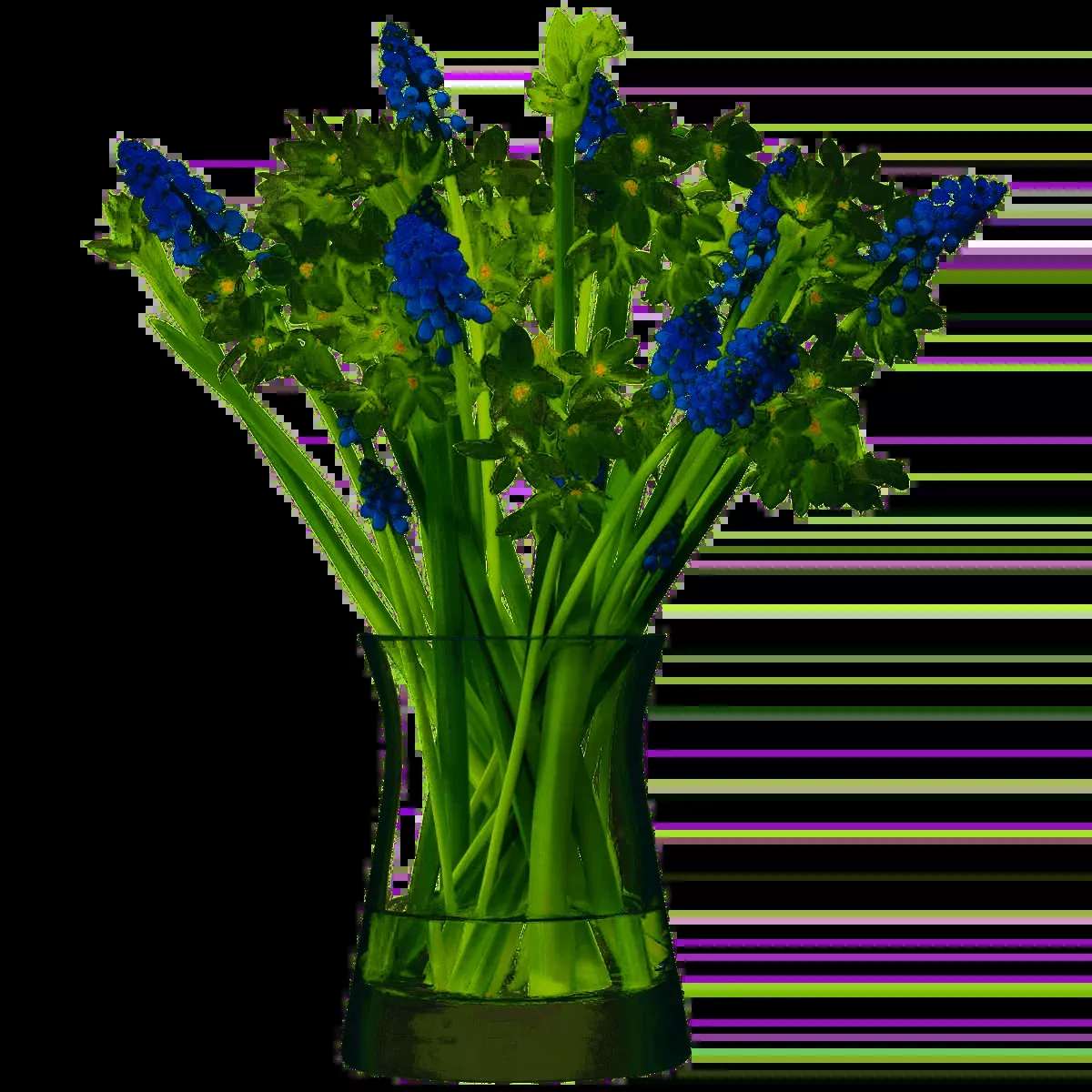 LSA Flower Garden Posy Vase - Clear (13cm)