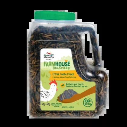 Manna Pro Farmhouse Favorites Critter Combo Crunch Poultry Treats (25 oz)