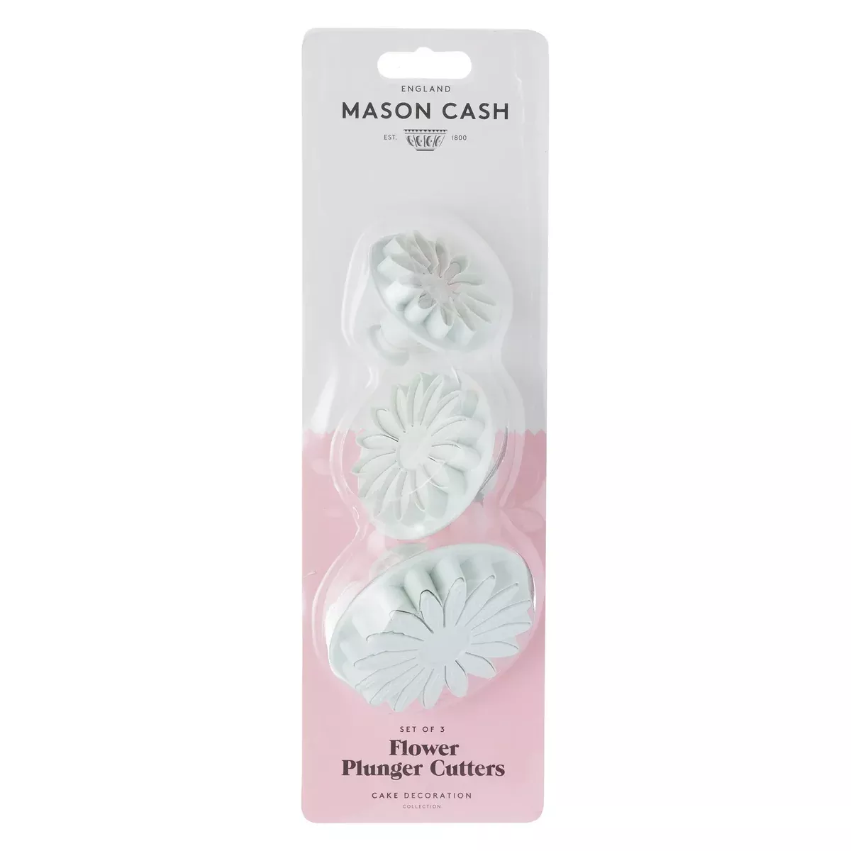 Mason Cash Plunger Cutters - Flower,Set of 3