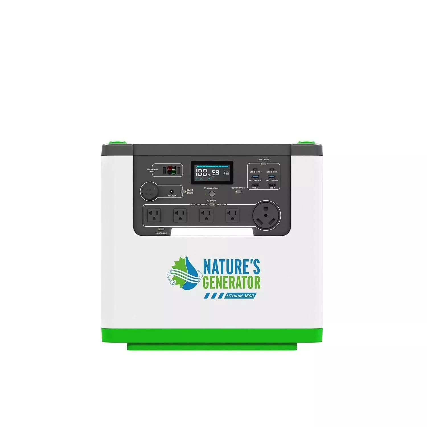Nature's Generator Lithium 3600 Power Station