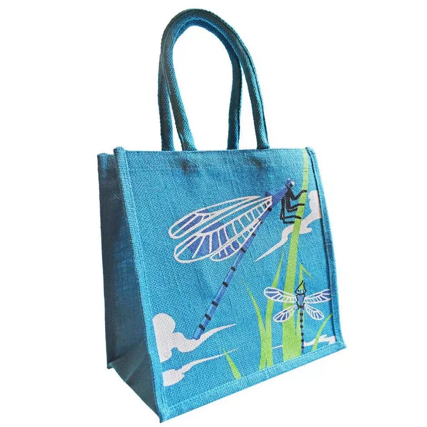 Natures Craft Damselfly Jute Bag
