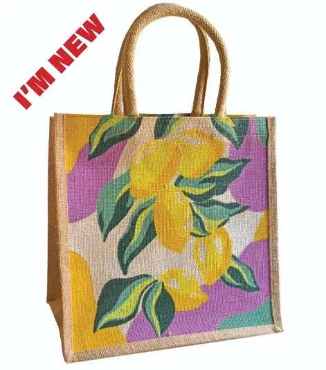 Natures Craft Lemon Jute bag