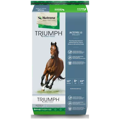 Nutrena Triumph Active 12 Pellet Horse Feed Pellets