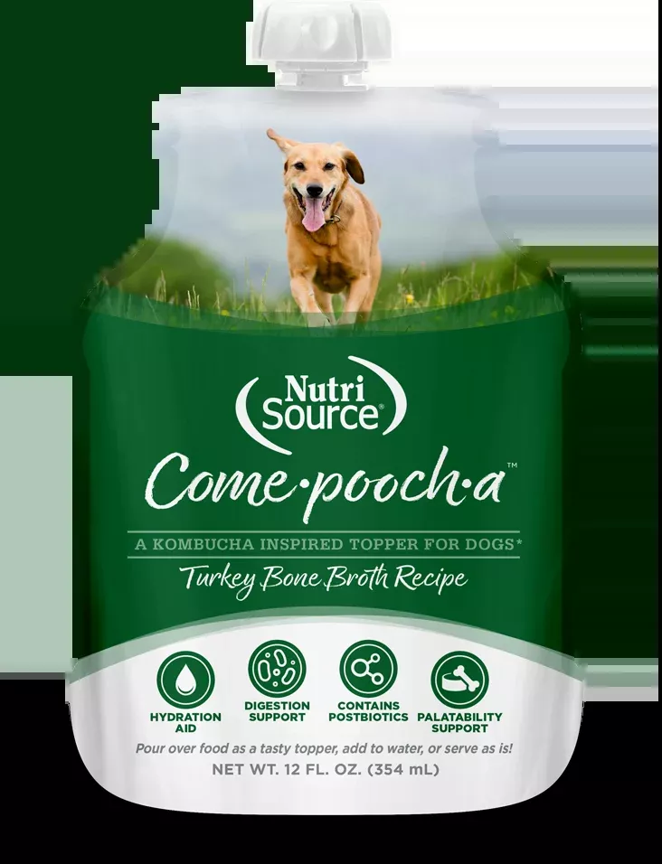 NutriSource Come-pooch-a Turkey Bone Broth for Dogs