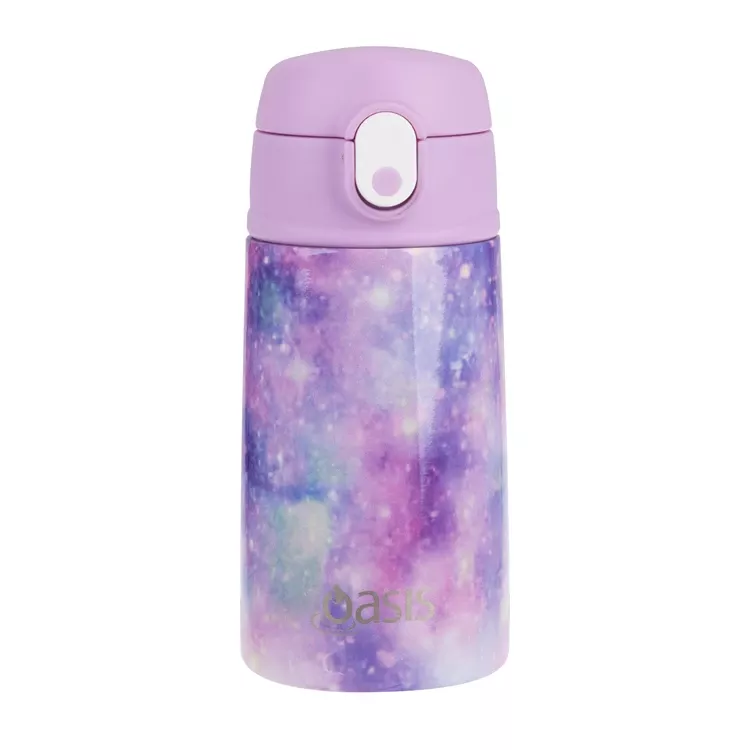 Oasis Kids Drink Bottle With Sipper 400ml Galaxy