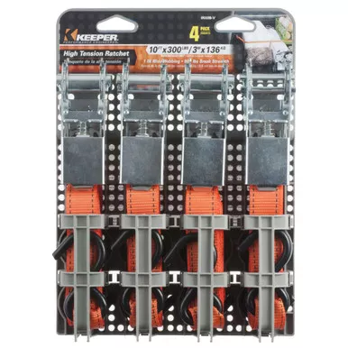Orange Tiedown with Ratchet