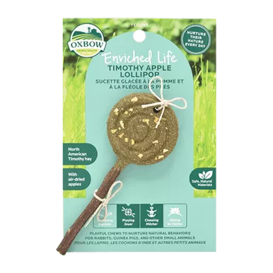 Oxbow Timothy Apple Lollipop