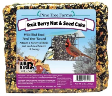 Pine Tree Farms Fruit Nut Berry Seed Cake