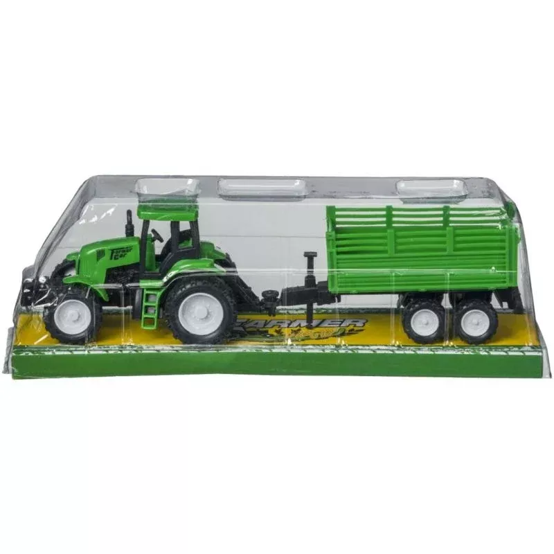 Polymar Free Wheel Tractor with Wagon Play Set