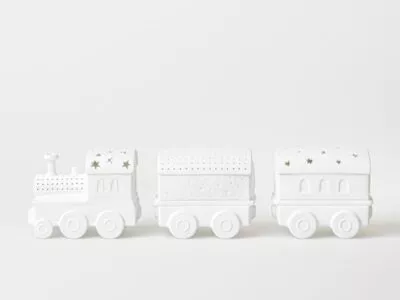 Rader Light Up Ceramic Train