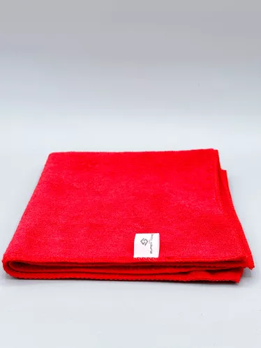 Red Microfiber Basic Towel