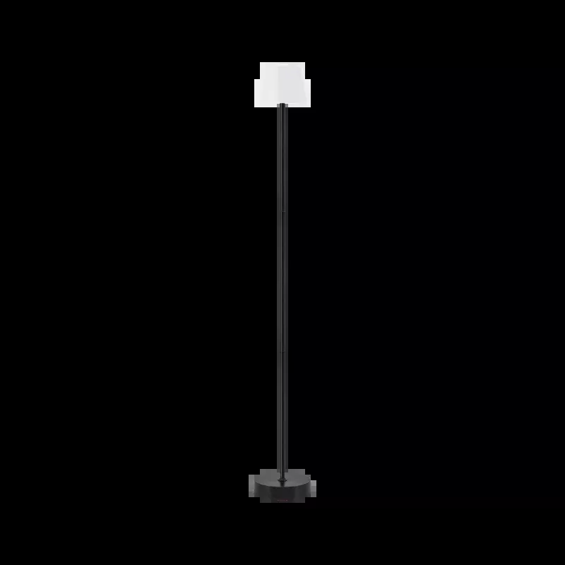 Remember William Pure Floor Lamp Black And White