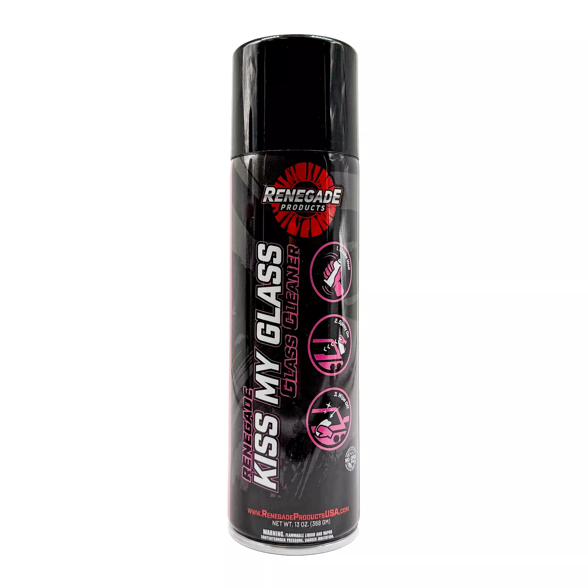 Renegade Kiss My Glass Aerosol Glass Cleaner