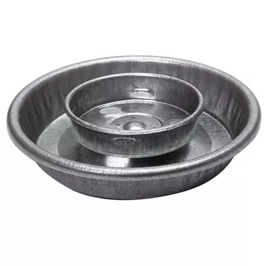 Round Mason Jar Metal Waterer Base