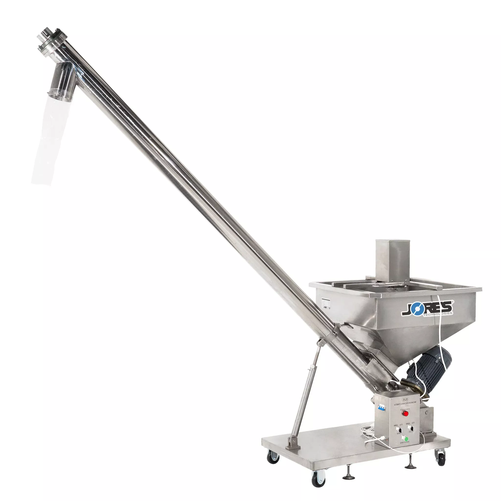 Stainless Steel Powder Screw Elevator with Agitator