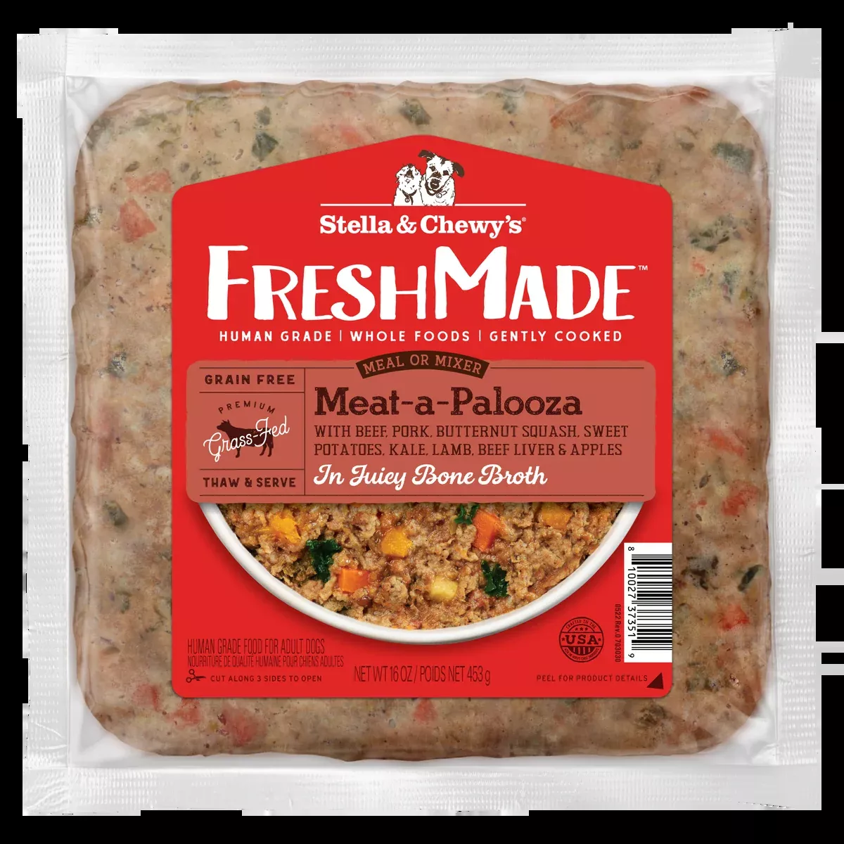 Stella & Chewy's FreshMade Meat-a-Palooza Gently Cooked Dog Food