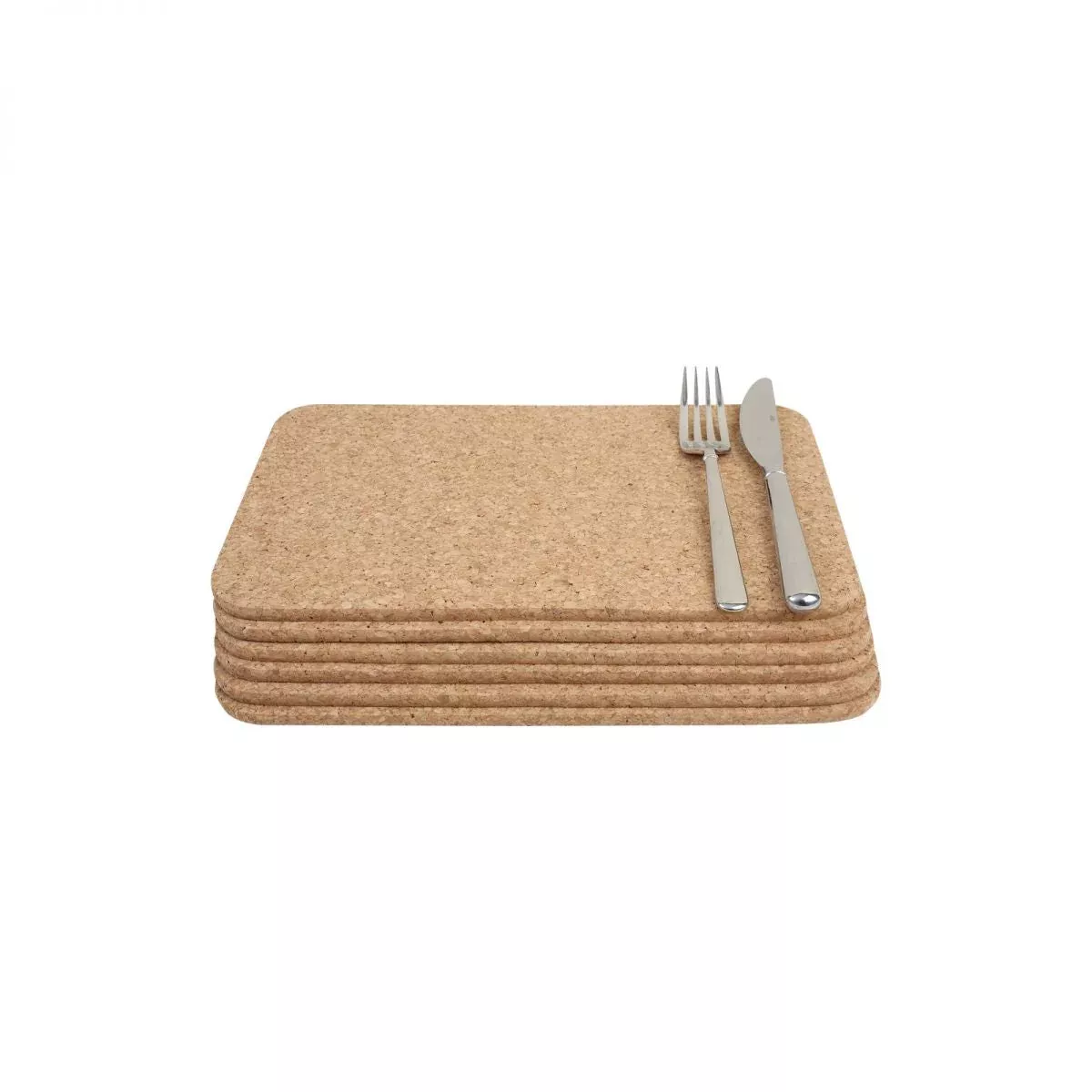 T&G Rectangular Cork Placemats - Set of 6