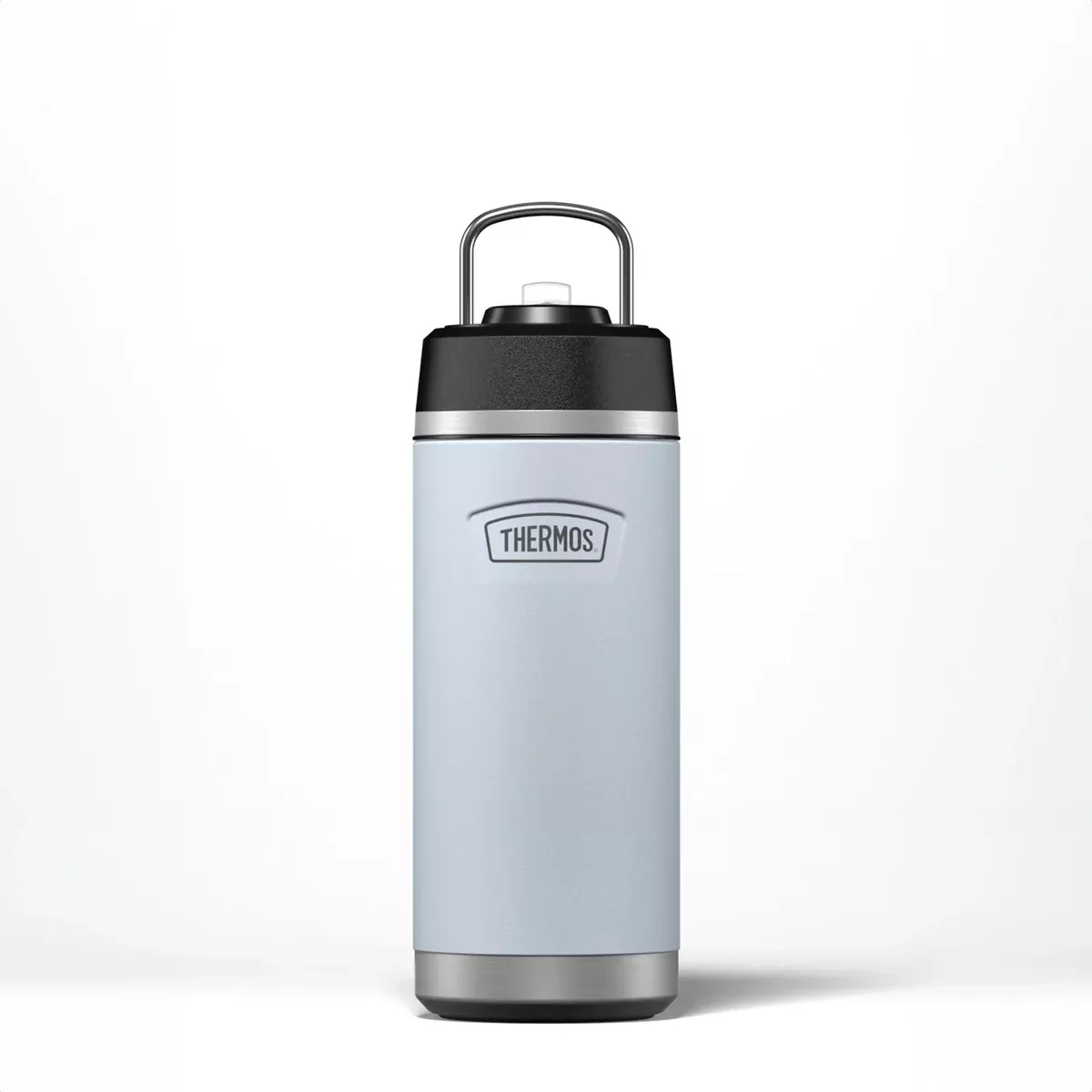 Thermos Icon Series Water Bottle with Straw 530ml -Harebell Blue