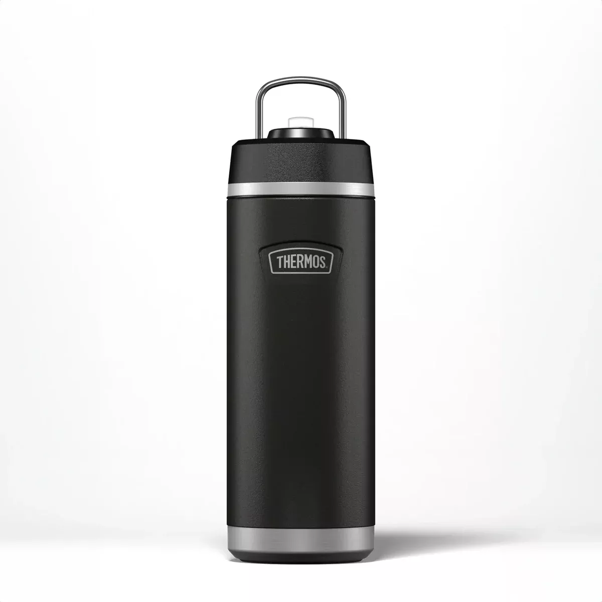 Thermos Icon Series Water Bottle with Straw 710ml - Granite Black