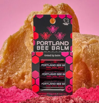 Tinted Assorted Beeswax Lip Balm 3-Pack