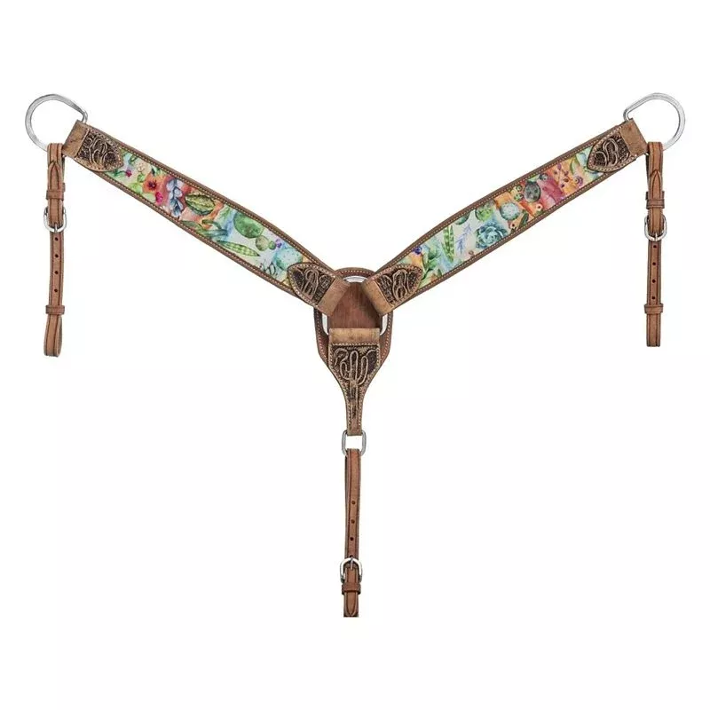 Tough1 Cactus Print Mini Breastcollar