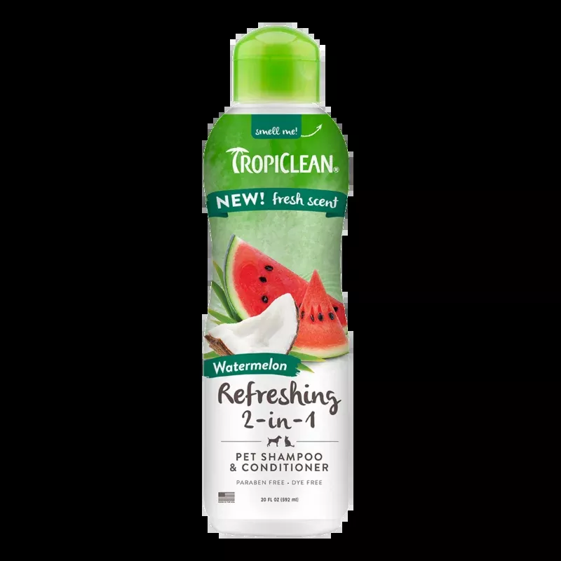 TropiClean Watermelon Deep Cleansing 2-In-1 Pet Shampoo & Conditioner
