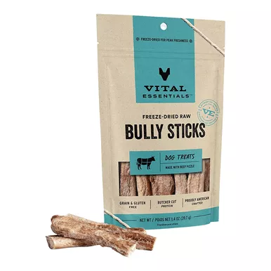 Vital Essentials Freeze-Dried Raw Bully Sticks