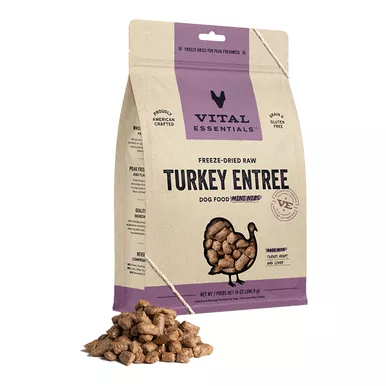Vital Essentials Freeze-Dried Raw Turkey Mini Nibs Entree