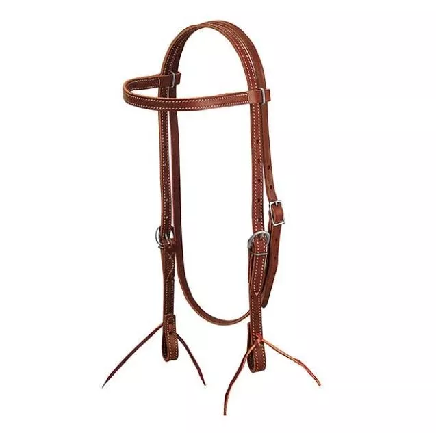 Weaver Leather Latigo Leather Browband Headstall