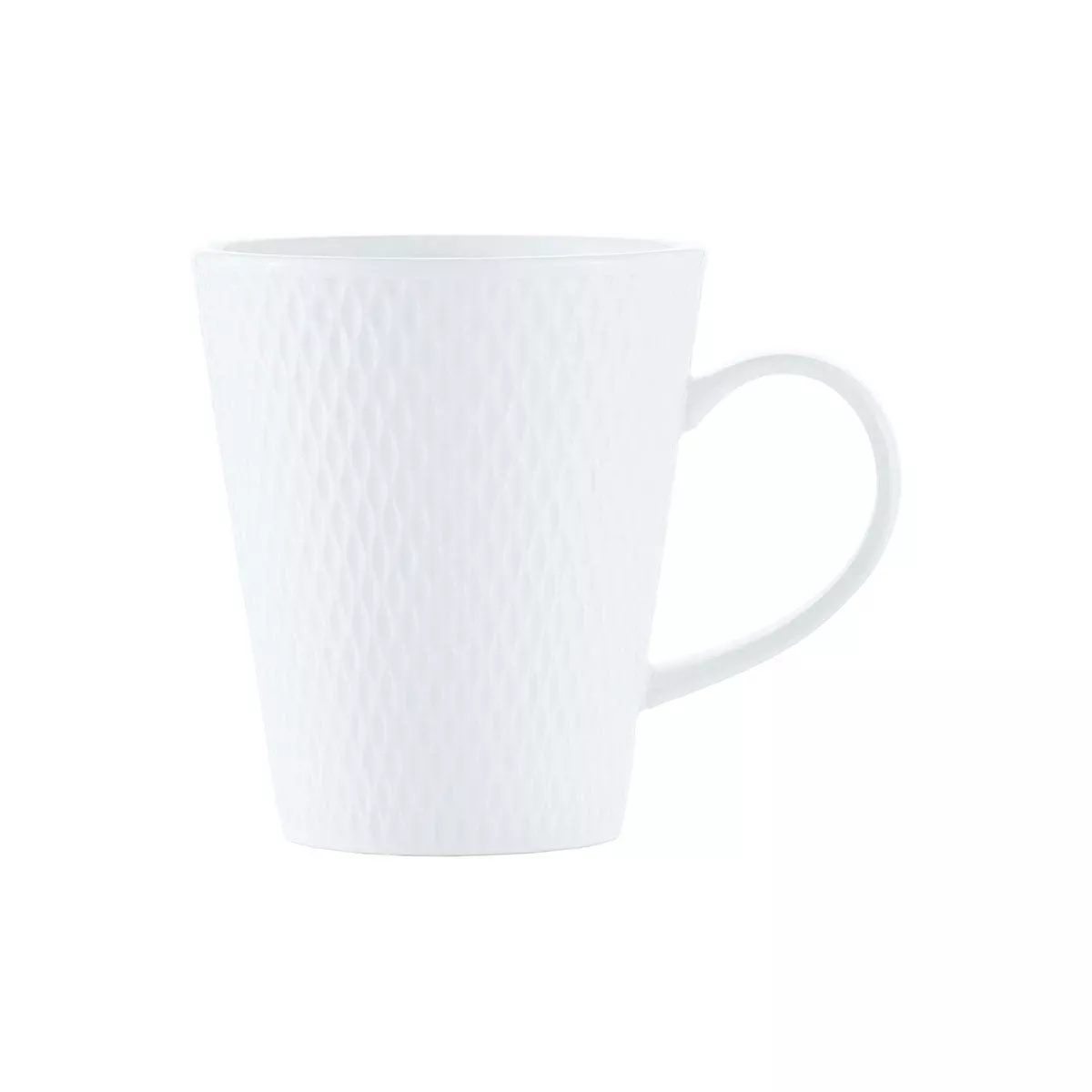 White Basics Diamonds Conical Mug 350ml