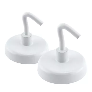 White Magnetic Hooks