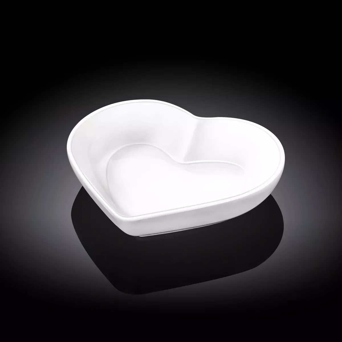 Wilmax Fine Porcelain Heart Dish White 8cm