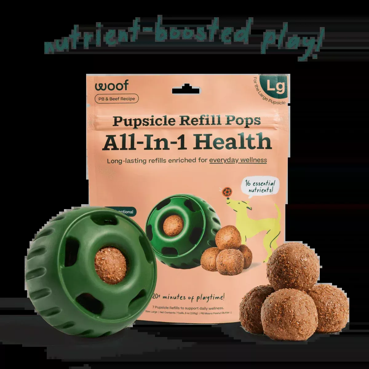 Woof Pupsicle Pops- All-in-1 Wellness (Small 10ct )