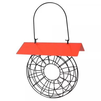 Wreath Suet Ball Feeder with Roof