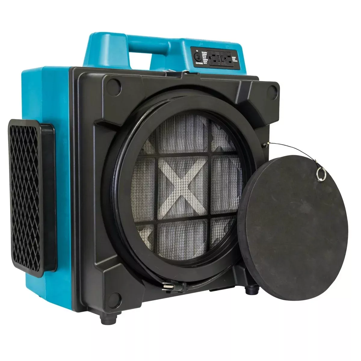 XPOWER X-3400A 3-Stage HEPA Air Scrubber – 600 CFM, 2.8A, Stackable