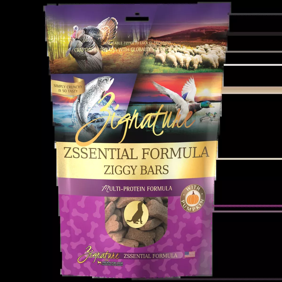 Zignature Ziggy Bars Zssential Formula Dog Treats